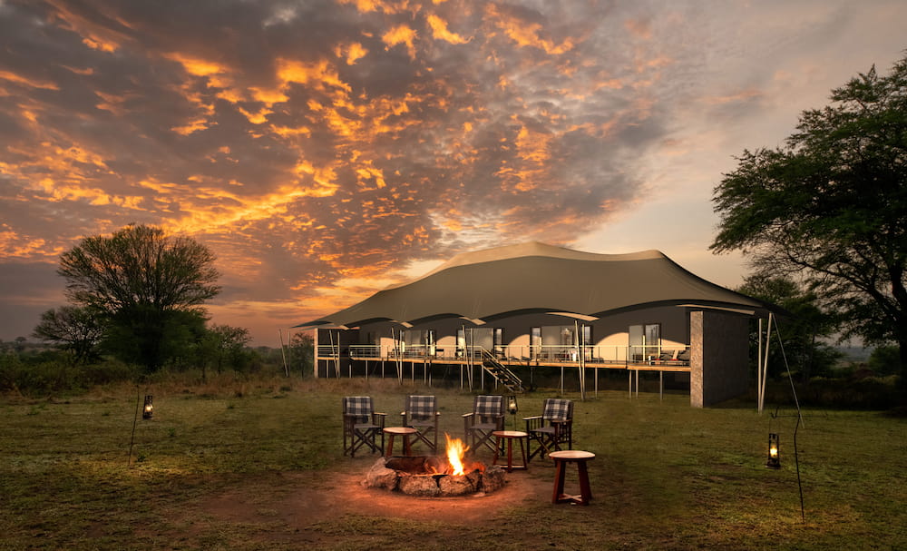 The Sayari Retreats retain their iconic tent structure and canvas feel.