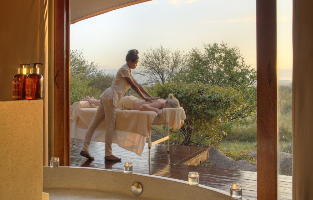 An Asilia Spa is available at selected Asilia camps.