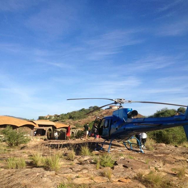 17. Helicopter And Kudu House