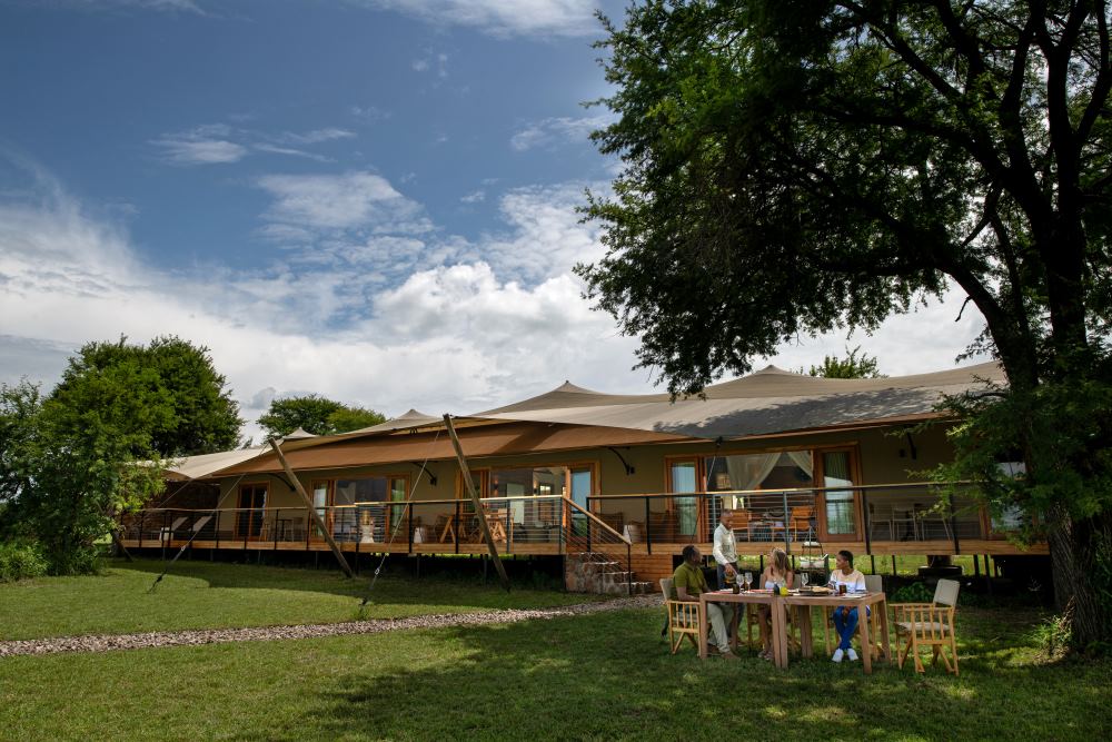 The Sayari Retreats offer a private space for families and friends in the northern Serengeti.