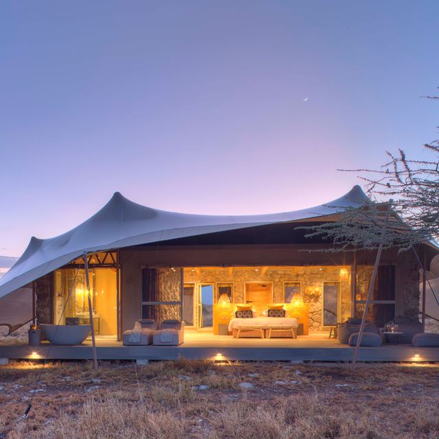 Namiri Plains Serengeti National Park Tent Exterior