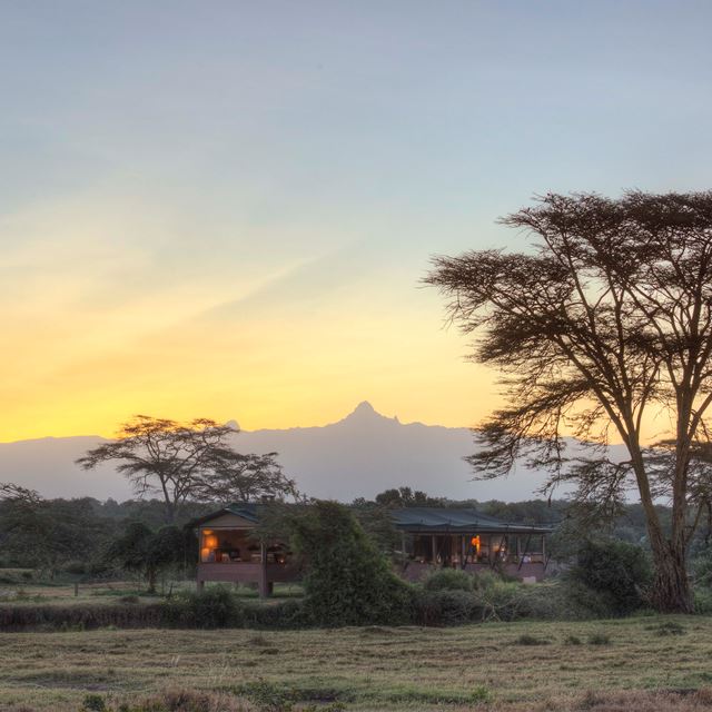 1. Ol Pejeta Main Area Mount Kenya Sunrise