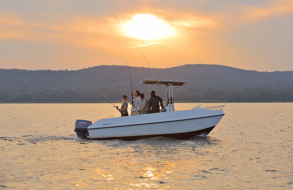 An afternoon of fishing and exploration offers an entirely different safari activity.