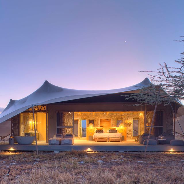 Namiri Plains Serengeti National Park Tent Exterior
