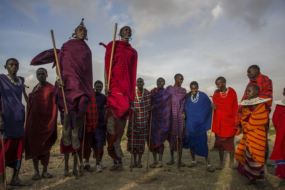 Maasai celebrations involve singing, dancing and beautiful beadwork