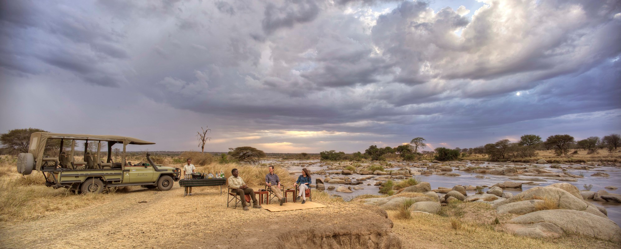7. Sayari Serengeti Sundowners By The River