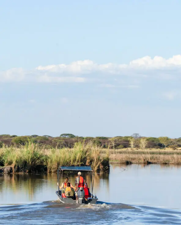 A boat trip along the waterways near Usangu