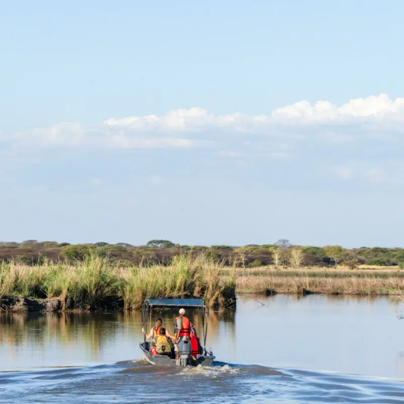 A boat trip along the waterways near Usangu