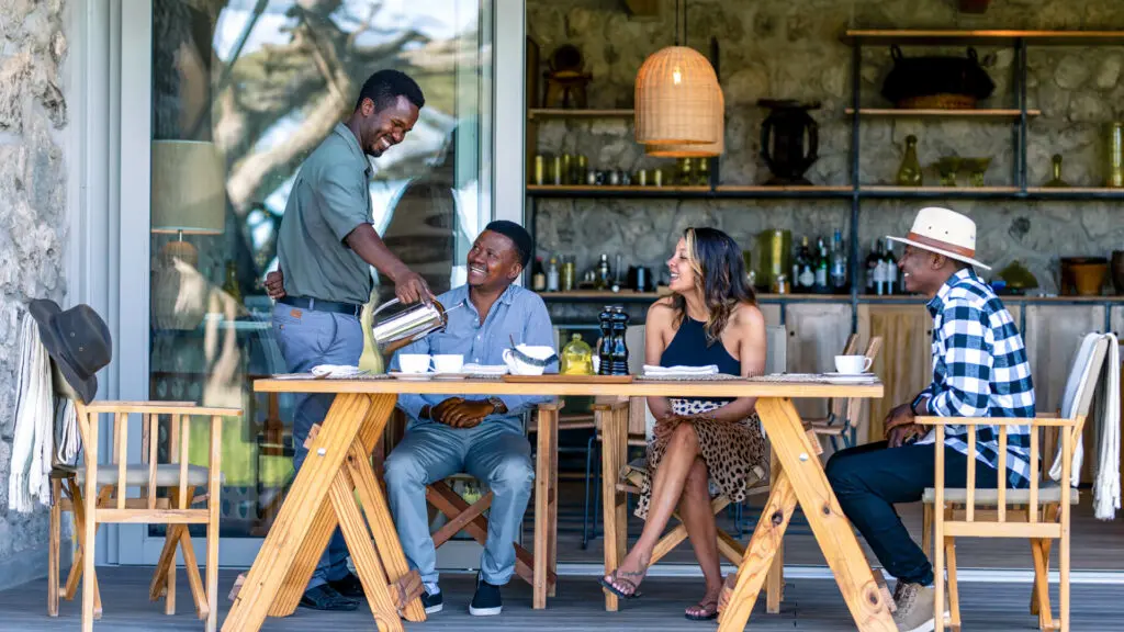 A curated and relaxed lunch at Namiri Plains, Serengeti