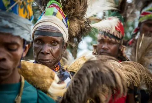The colourful adornment and headdress of Kuria culture
