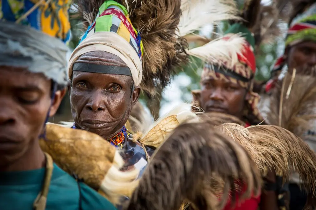 The colourful adornment and headdress of Kuria culture