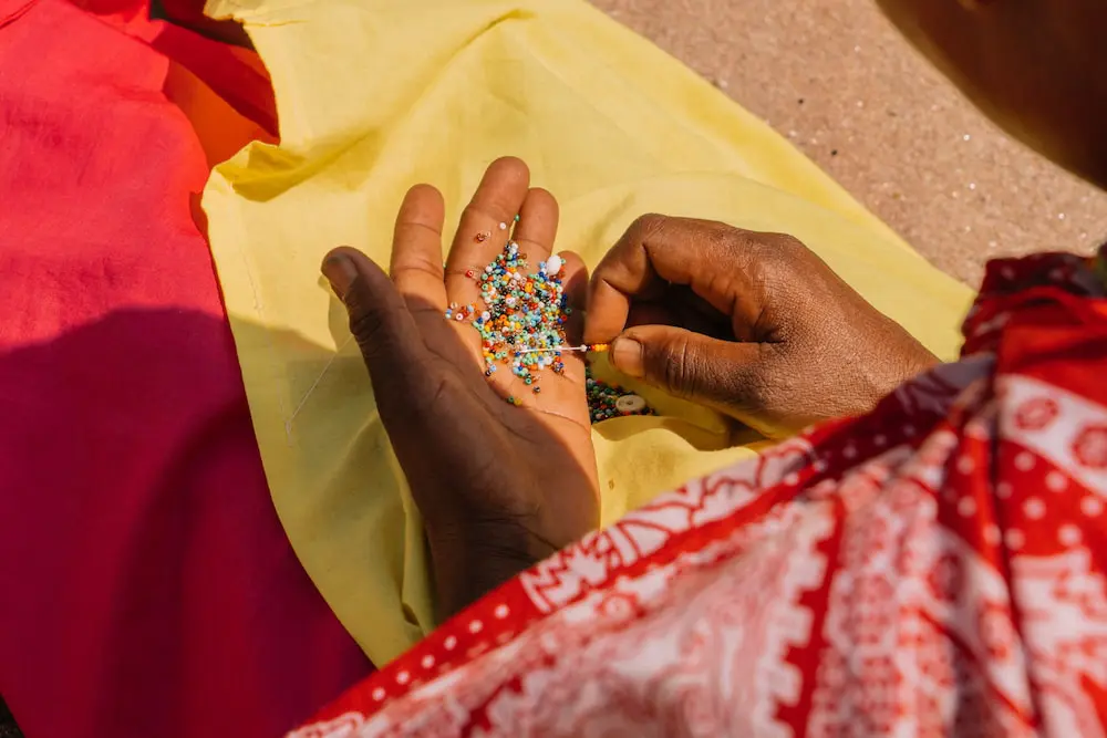 The Maa Trust - Creating beaded jewellery