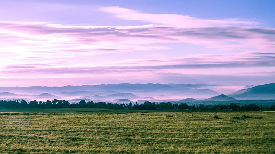 The lush landscape of Rwanda