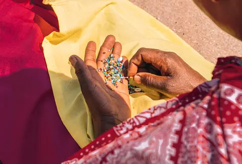 Maa Trust ladies beadwork