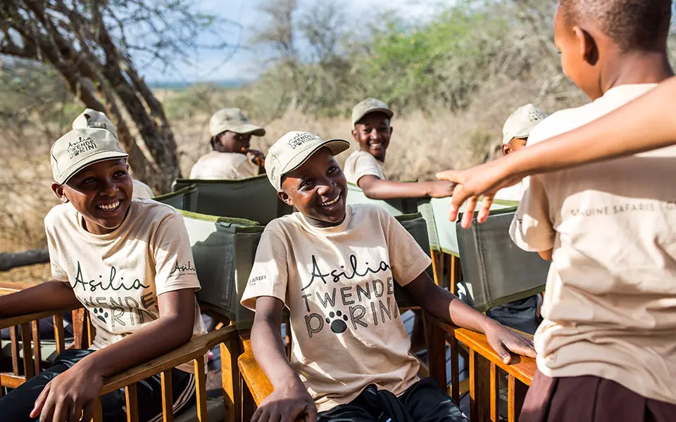 Twende Porini the Team Relaxing in the Wild