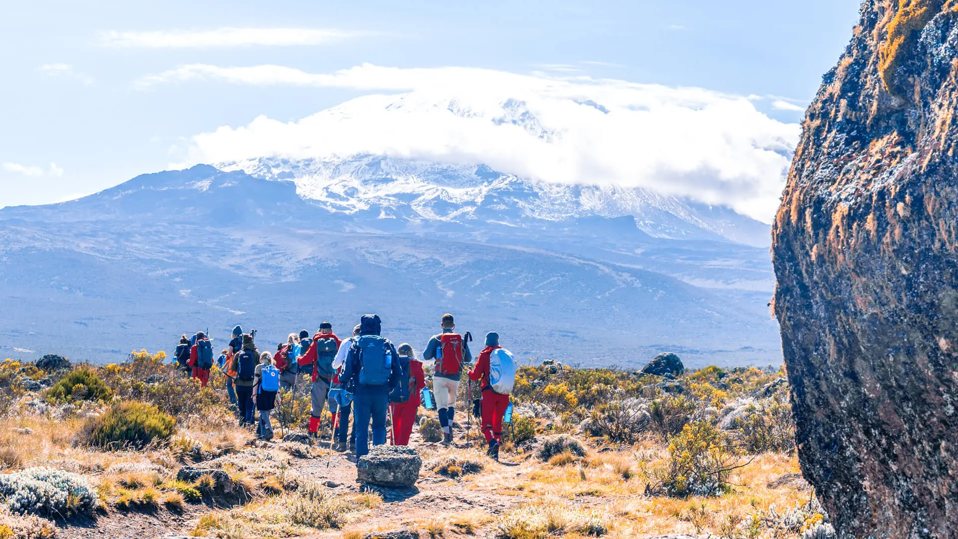 View of Mount Kilimanjaro from Arusha