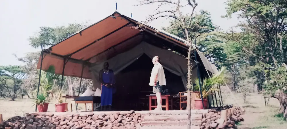 Naboisho mess tent 2011