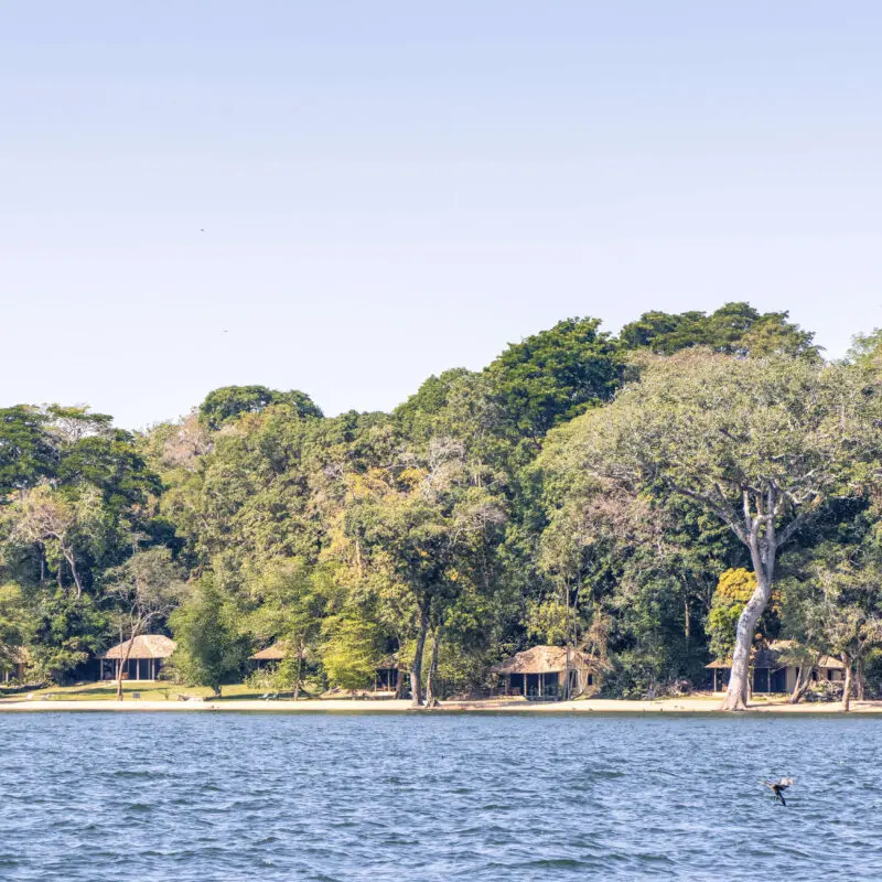 view of rubondo island camp, tanzania, asilia africa
