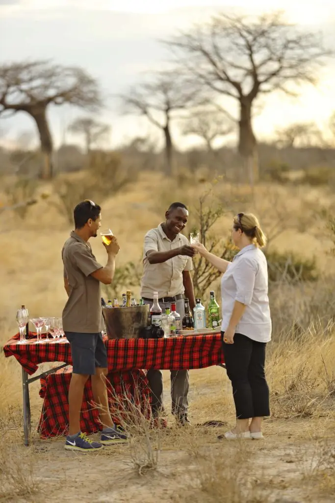 Bush drinks Ruaha National Park