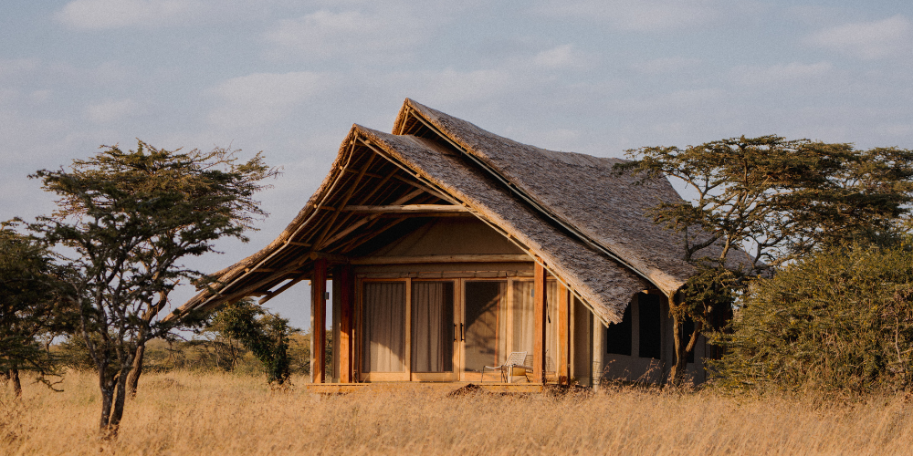 Guest tent at Naboisho Camp in Mara Naboisho Conservancy