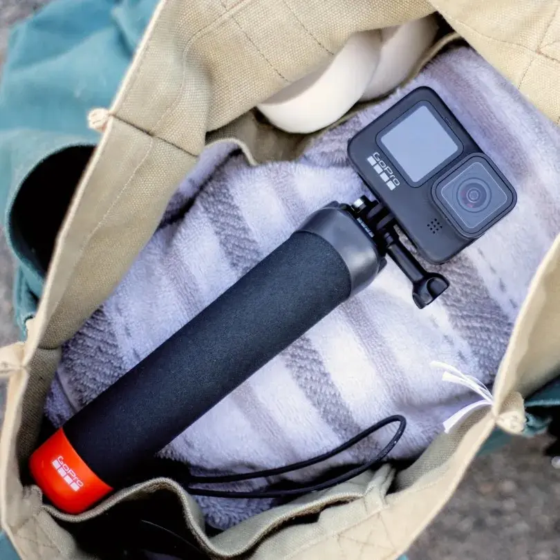Safari gadgets GoPro mounted camera