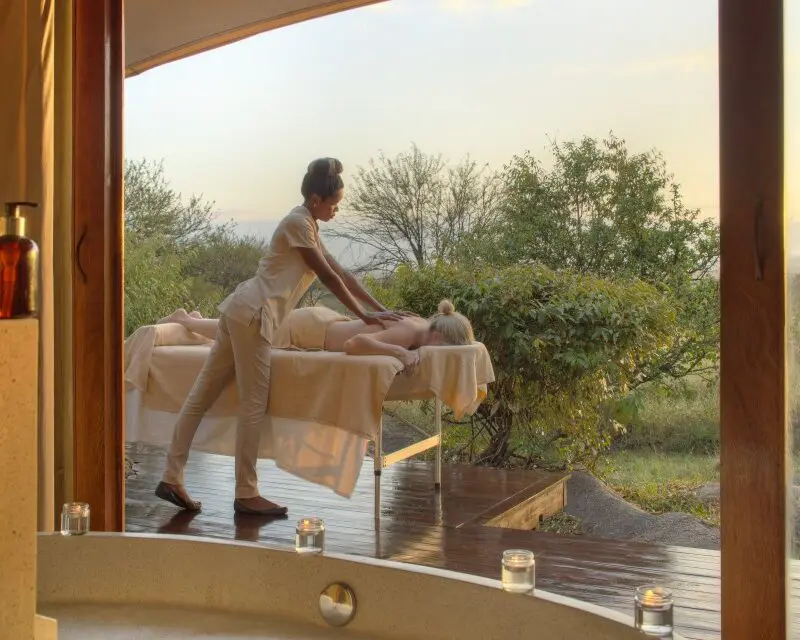 The Asilia Spa offers a variety of massage treatments to soothe weary muscles.