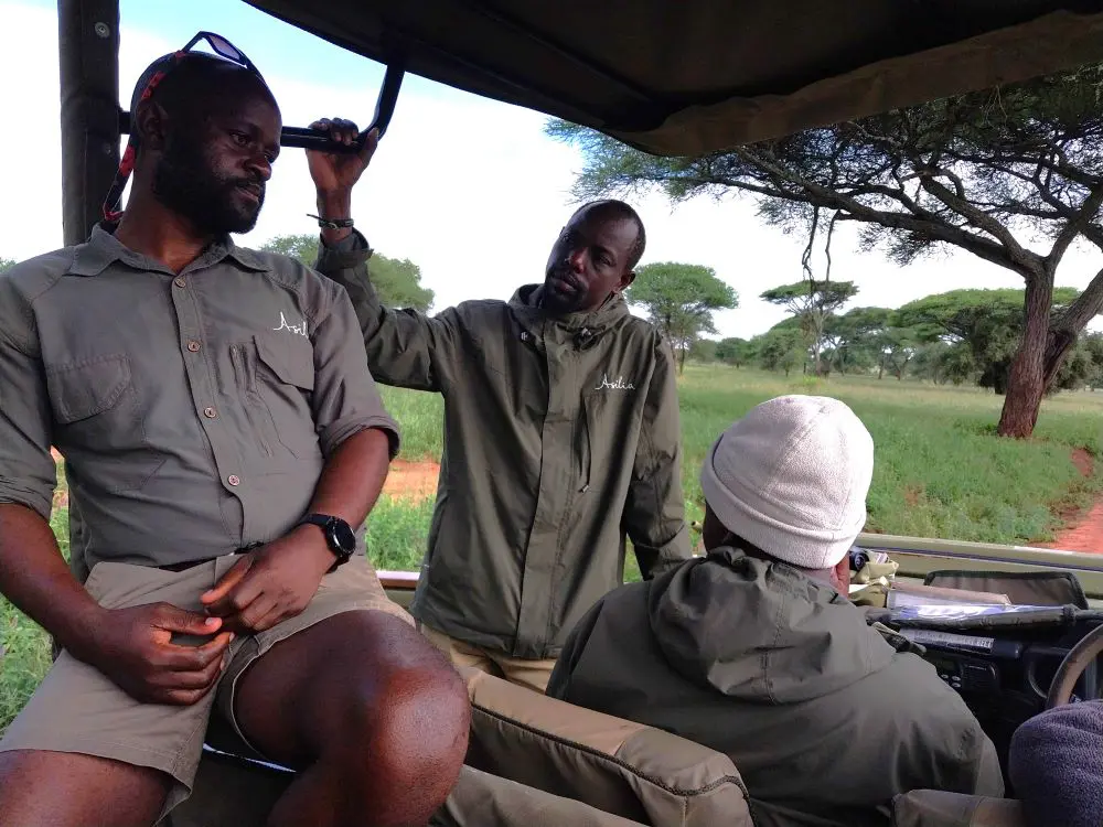 Charles, relaxed and comfortable sharing knowledge during guide training.