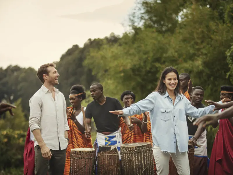 One & Only Gorilla's Nest Activity, traditional dancing and music with drums