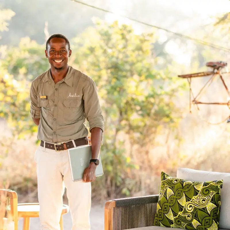 Usangu-Expedition-Camp_Staff-member-waiting-to-go-through-Orientation-Asilia Africa