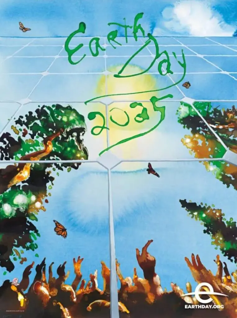 The World Earth Day 2025 official poster