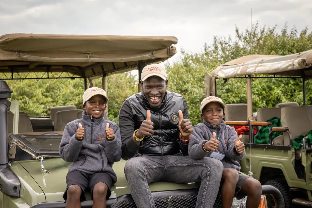 Having fun at Twende Porini, Encounter Mara, Kenya
