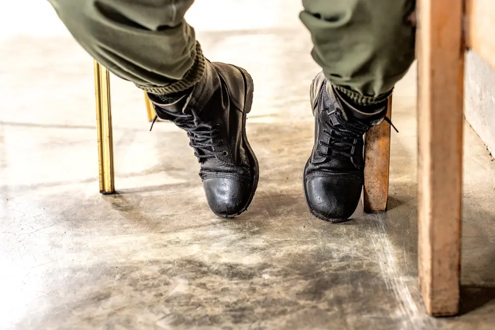 Juliana's well-worn boots.