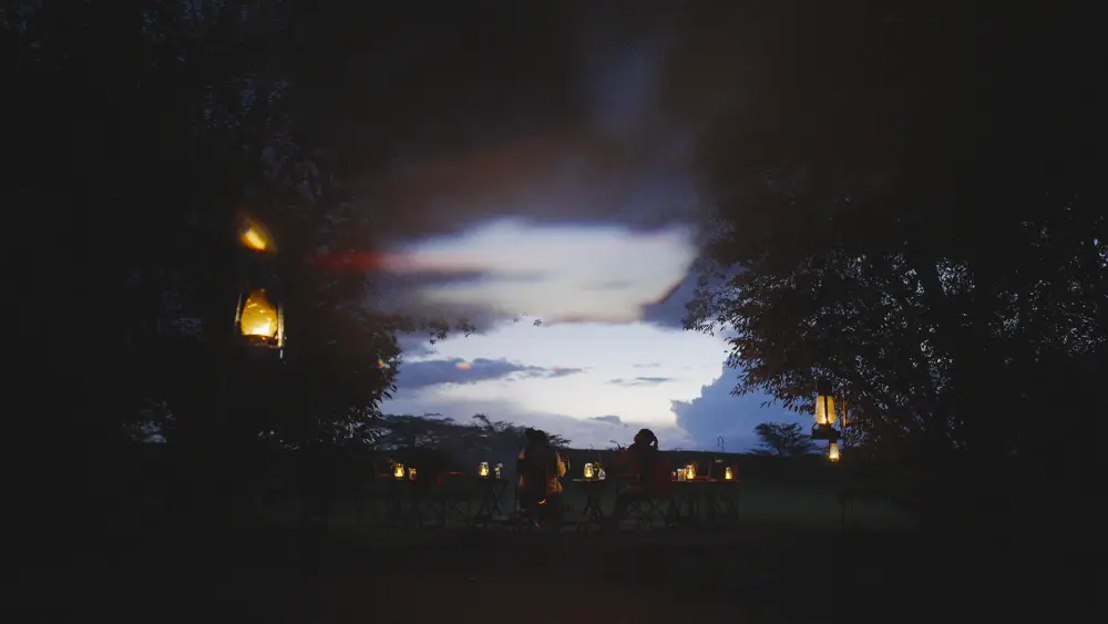 Lantern lit evenings in Encounter Mara, Mara Naboisho Conservancy