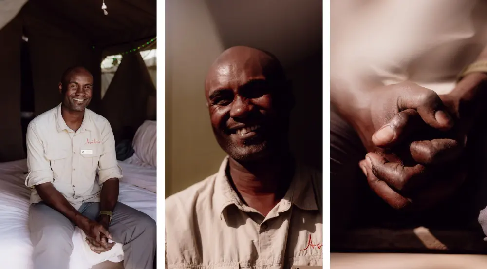 Zablon Bwango, Head of Maintenance at Namiri Plains, Serengeti National Park