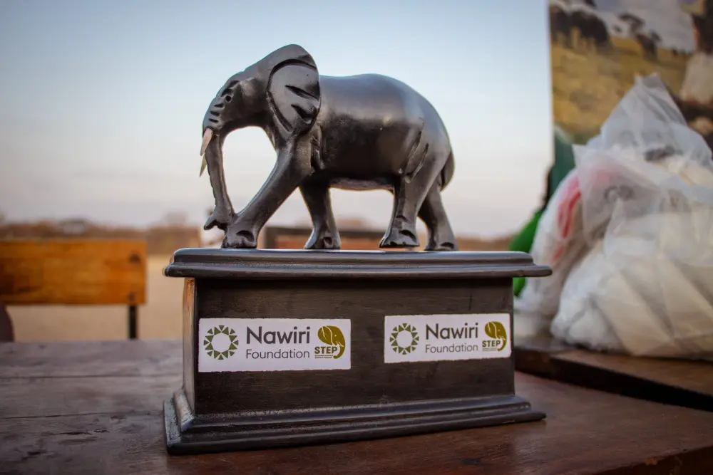 The Tembo Cup trophy, STEP, southern Tanzania