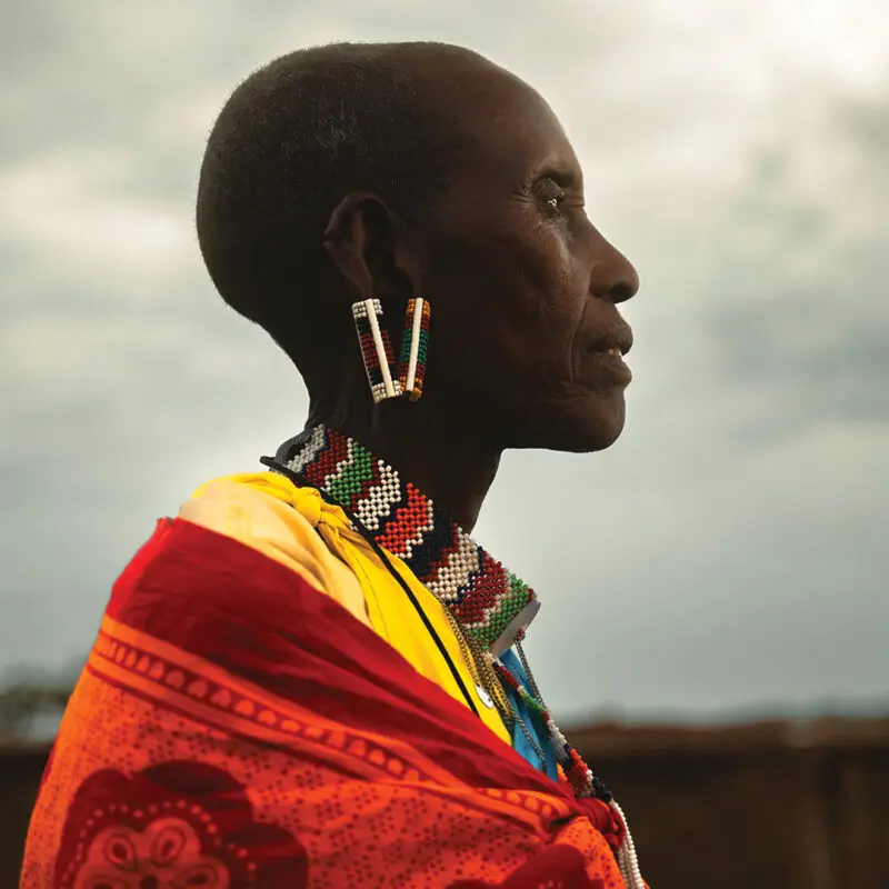 emboo a lady from the maasai mara tribe
