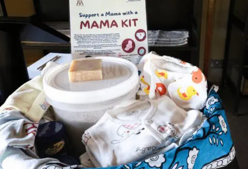 a mama kit of postnatal essentials