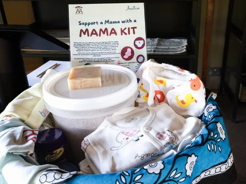 a mama kit of postnatal essentials