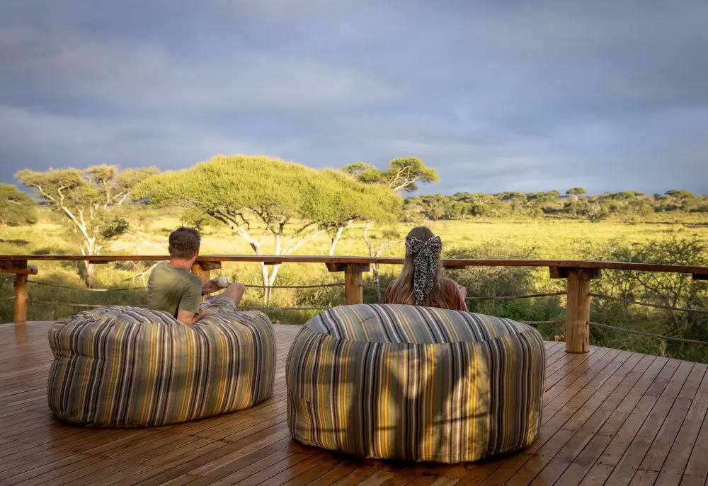Enjoying the views of Tarangire from the comfort of Oliver's Camp, Tanzania.