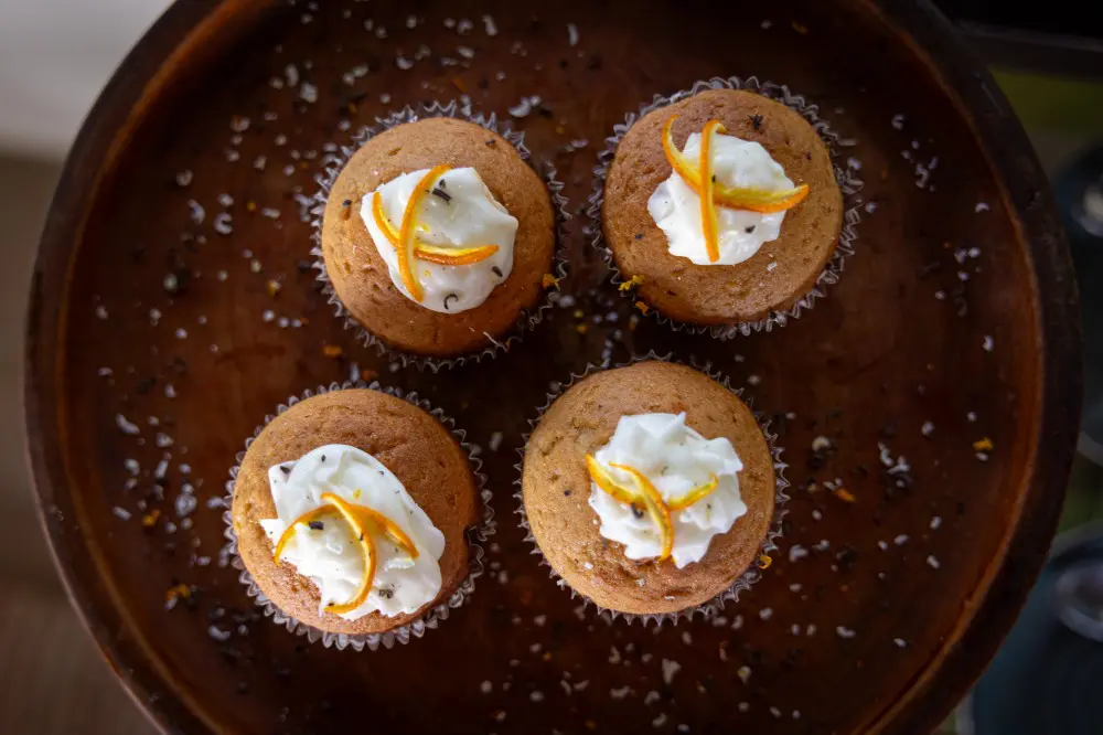 Mini carrot cakes for afternoon tea, Serengeti National Park, Tanzania