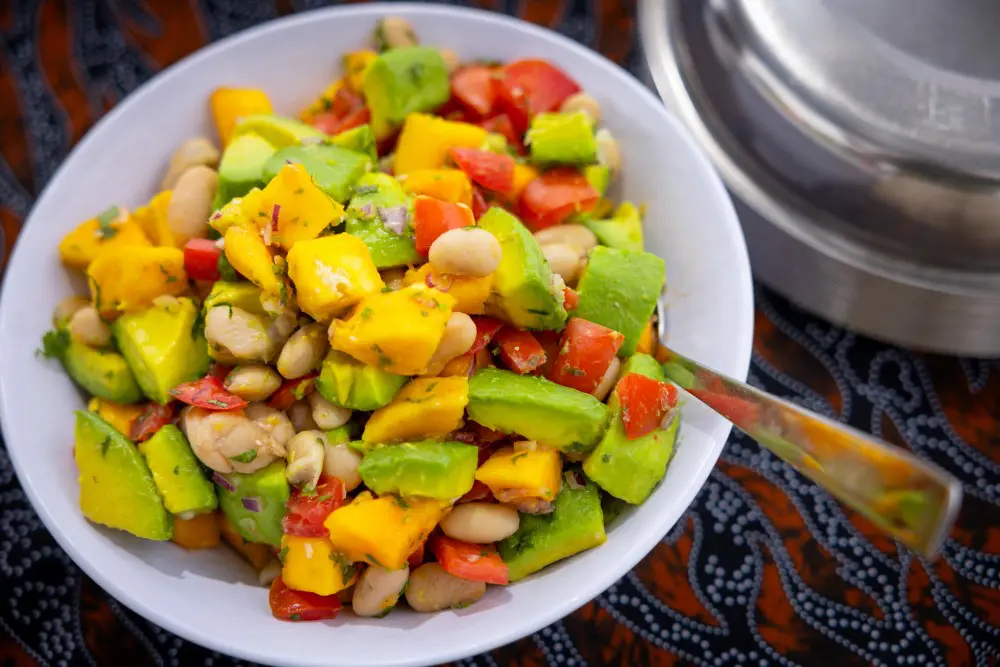 Fresh fruits and vegetables create appeal, Tanzania.