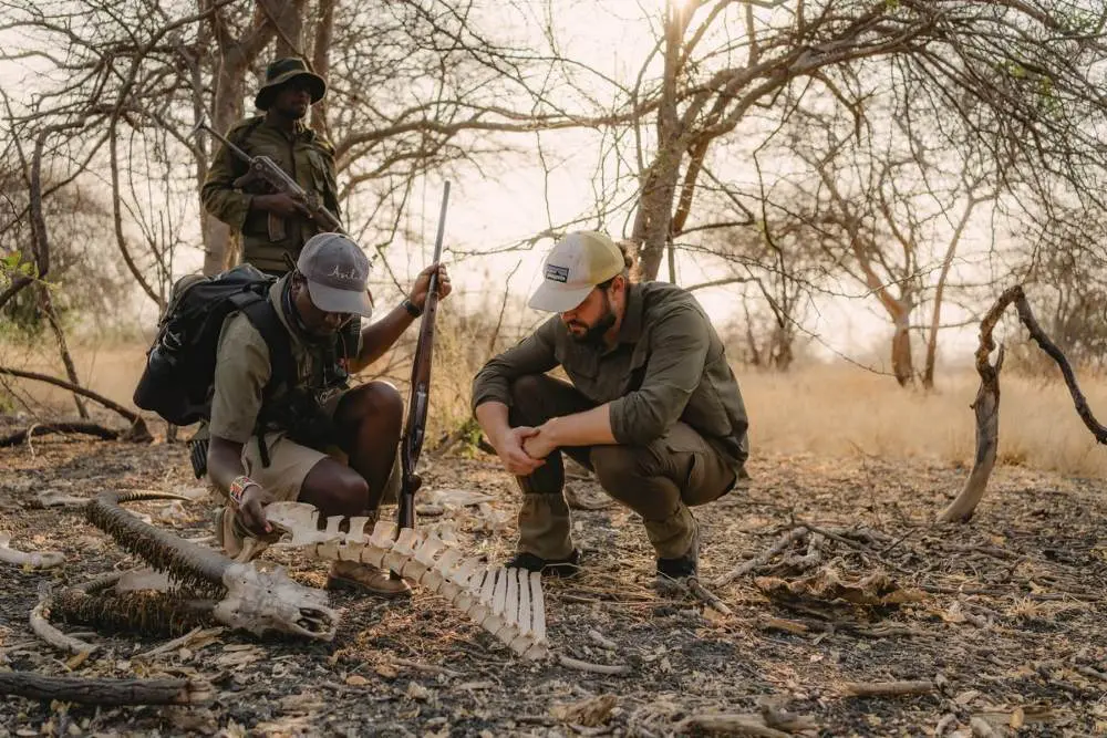 A walking safari in the Usangu Wetlands, Ruaha National Park.