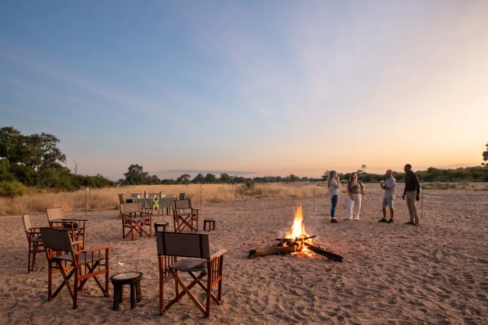 Sundowners in Ruaha National Park, Tanzania.