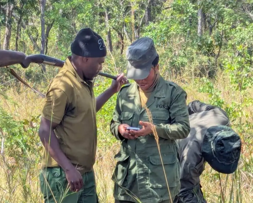 Farida in the field, southern Tanzania.