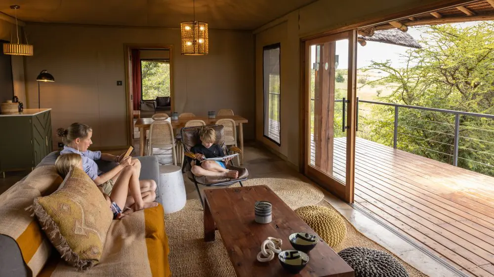 Naboisho Family Suite, Mara Naboisho Conservancy, Kenya.