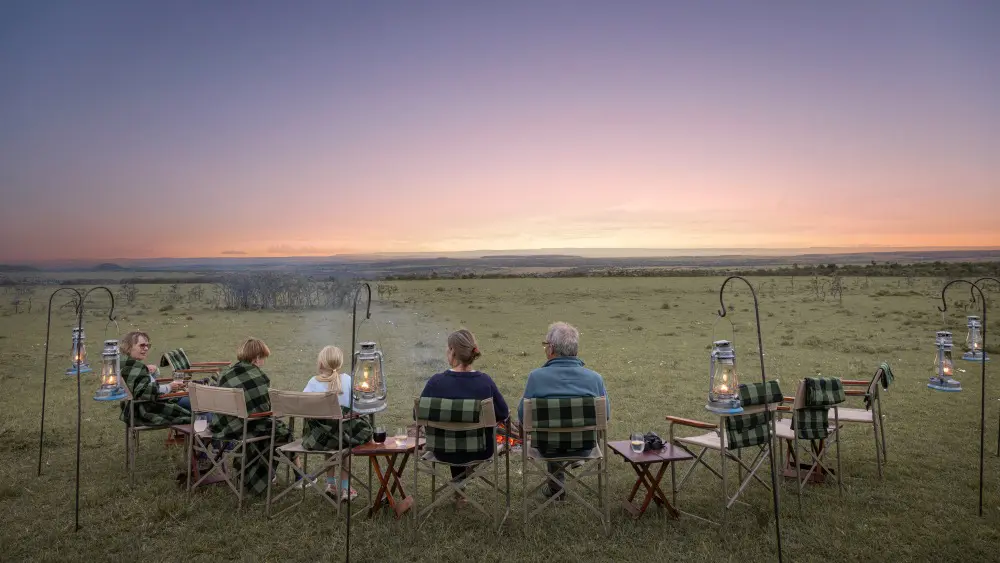 Sundowners, Mara Naboisho Conservancy, Kenya.