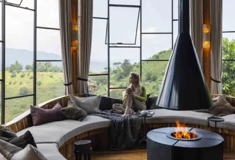 Erebero Lounge, Erebero Hills, Bwindi Impenetrable Forest, Uganda.