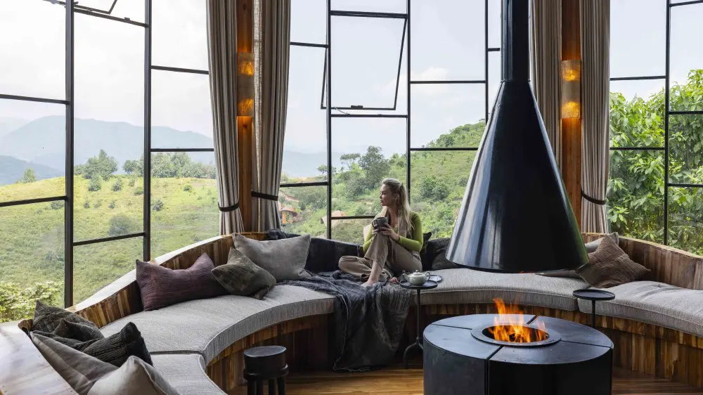 Erebero Lounge, Erebero Hills, Bwindi Impenetrable Forest, Uganda.