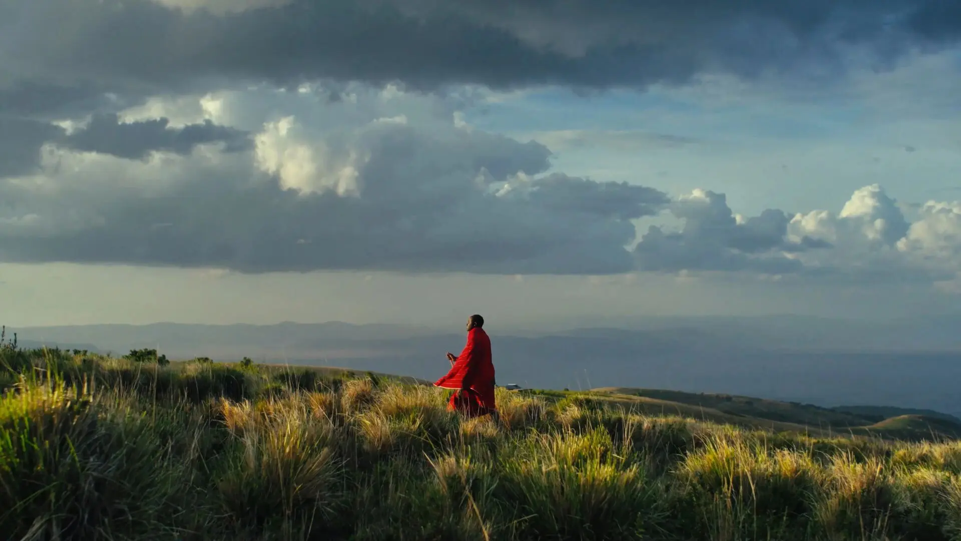 Maasai person during a hike of the Ngorongoro Conservation Area, Tanzania.