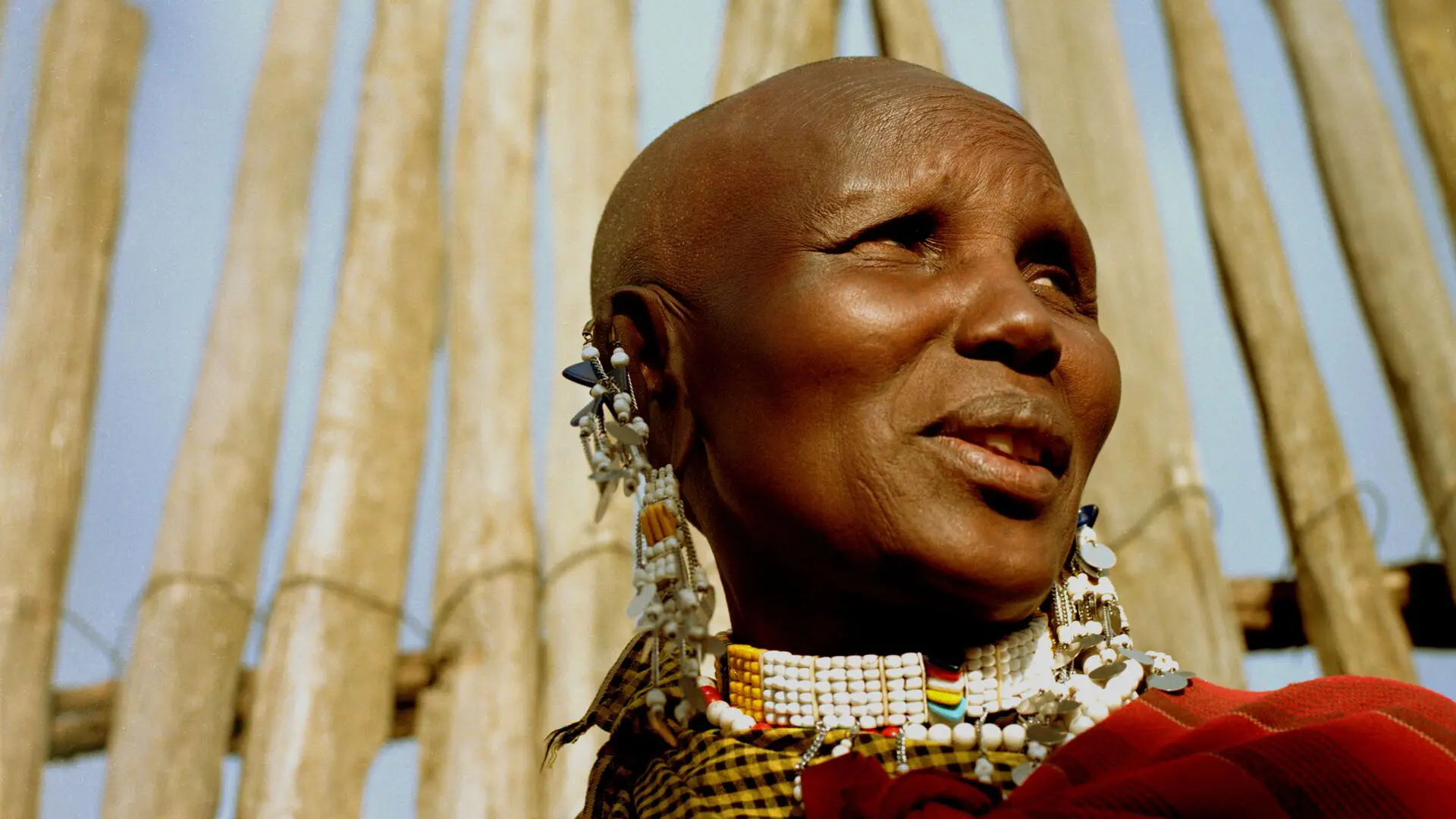 Maasai woman at the village near The Highlands camp in the Ngorongoro region, Tanzania.